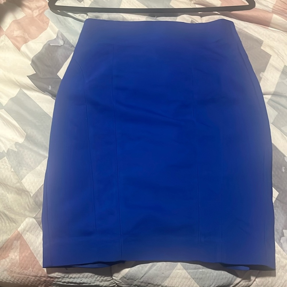 Blue Pencil Skirt